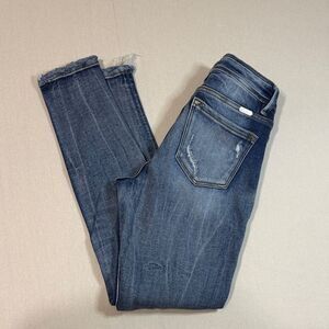 KanCan Medium Blue Straight Leg Jeans